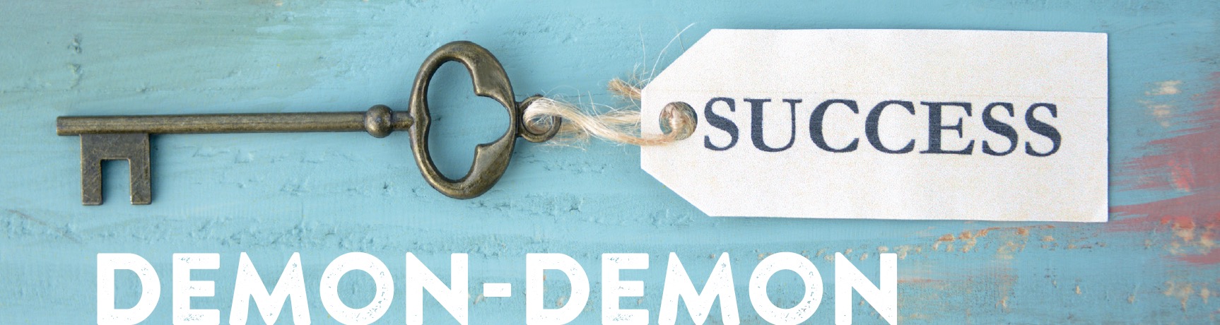 A key with a success tag